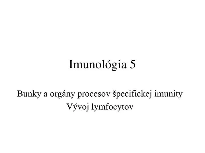 imunol gia 5