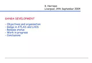 K. Harrison Liverpool, 14th September 2004