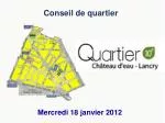 Conseil de quartier - slide 1