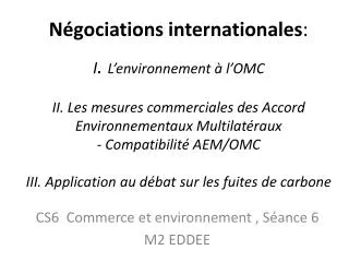cs6 commerce et environnement s ance 6 m2 eddee