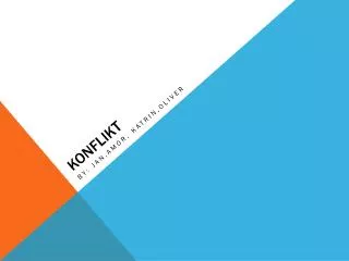 konflikt
