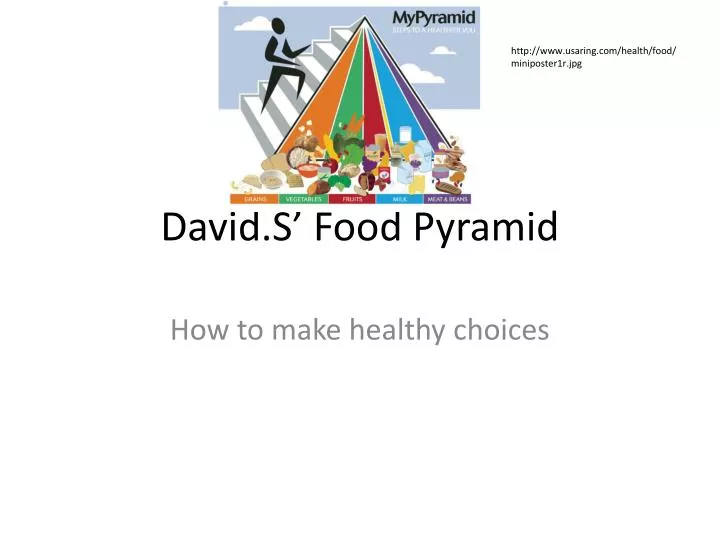 david s food pyramid
