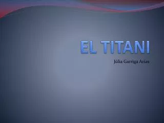 el titani
