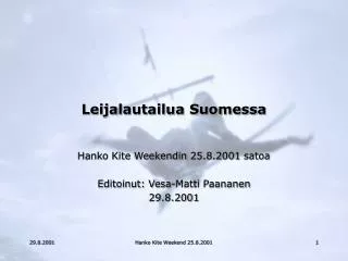 leijalautailua suomessa
