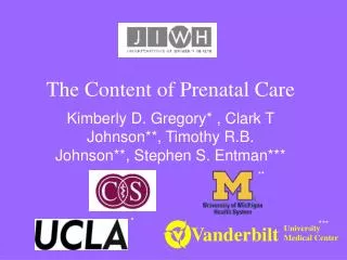 The Content of Prenatal Care