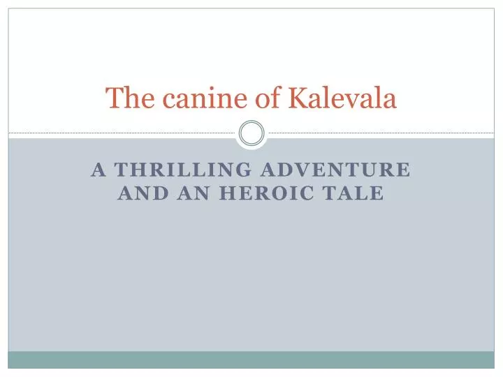 the canine of kalevala