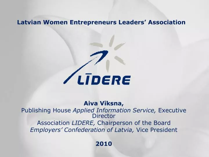 latvian women entrepreneurs leaders association