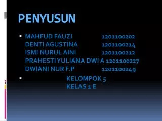 penyusun