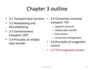chapter 3 outline
