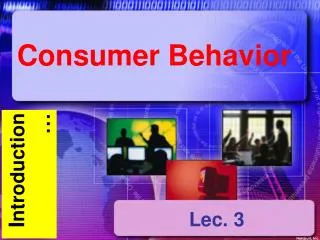 consumer behavior
