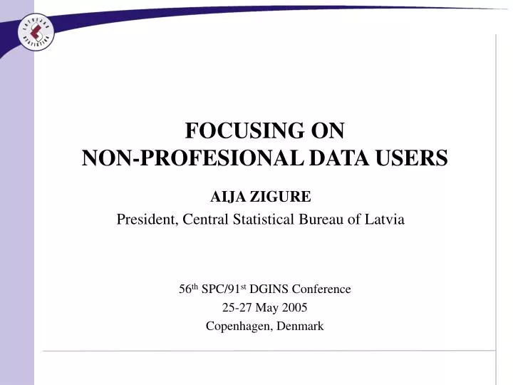 focusing on non profesional data users