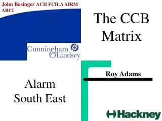 The CCB Matrix