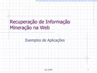 recupera o de informa o minera o na web
