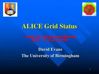 ALICE Grid Status