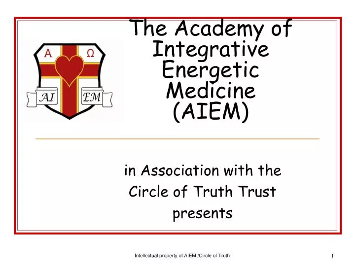 the academy of integrative energetic medicine aiem