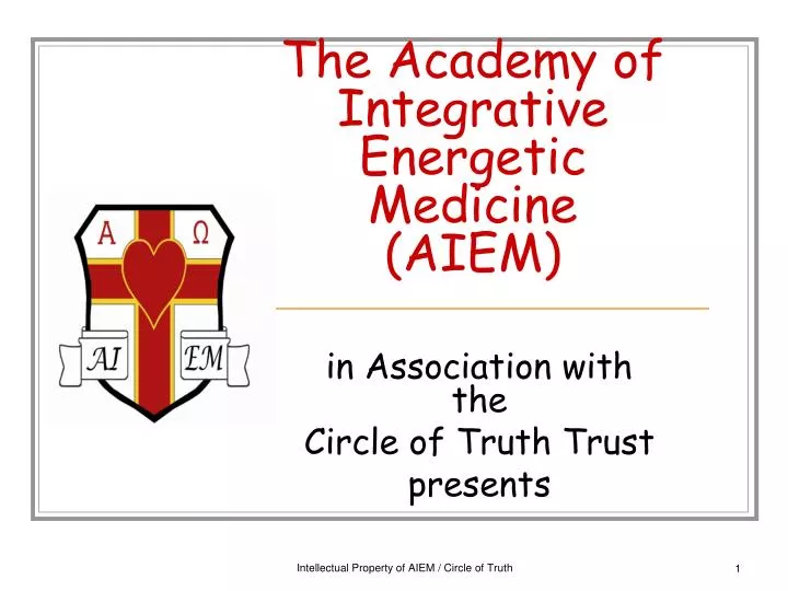 the academy of integrative energetic medicine aiem