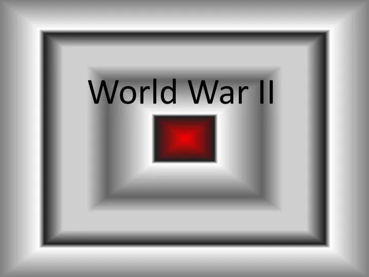 world war ii