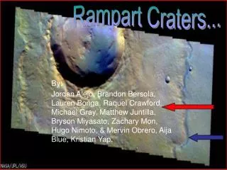 Rampart Craters...