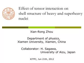 Effect of tensor interaction on shell structure of heavy and superheavy nuclei