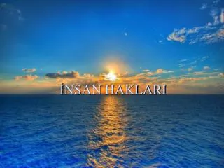 nsan haklari