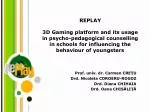 REPLAY - slide 1