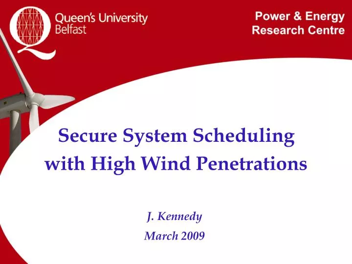 secure system scheduling with high wind penetrations