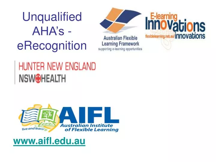 unqualified aha s erecognition