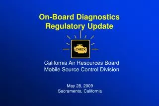 On-Board Diagnostics Regulatory Update