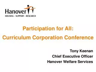 Participation for All: Curriculum Corporation Conference