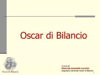 oscar di bilancio