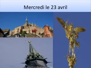 mercredi le 23 avril
