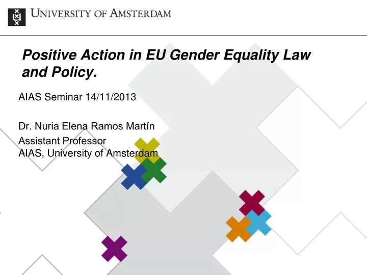 positive action in eu gender equality law and policy