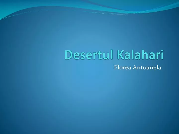desertul kalahari