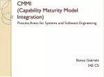 CMMI (Capability Maturity Model Integration) - slide 1