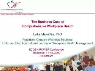The Business Case of Comprehensive Workplace Health