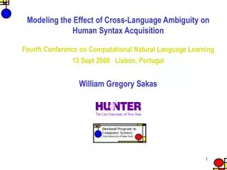 Modeling the Effect of Cross-Language Ambiguity on Human Syntax Acquisition