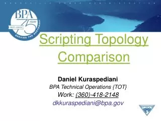 Scripting Topology Comparison