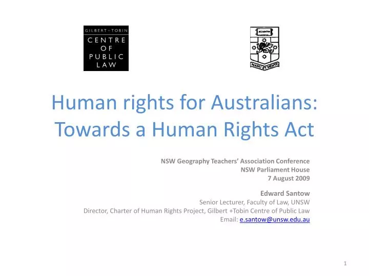 human rights for australians towards a human rights act