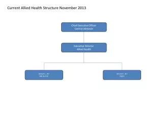Executive Director Allied Health