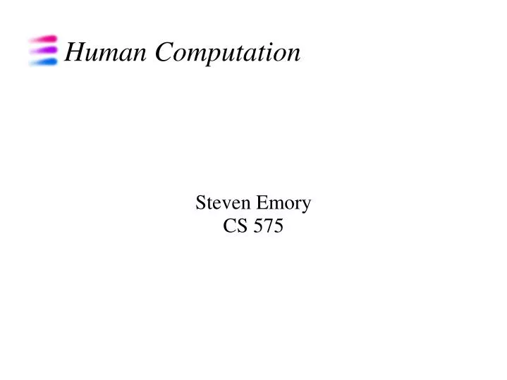 steven emory cs 575