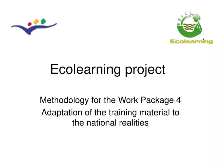 ecolearning project