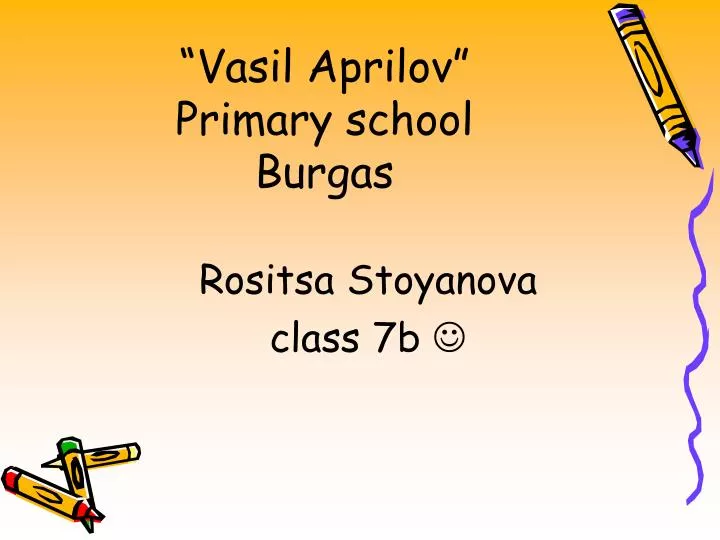 vasil aprilov primary school burgas