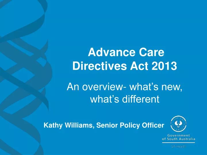 advance care directives act 2013