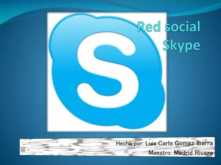 red social skype