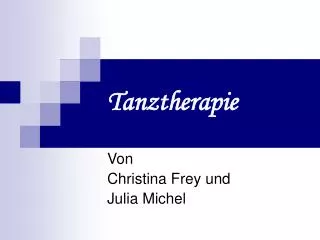 tanztherapie