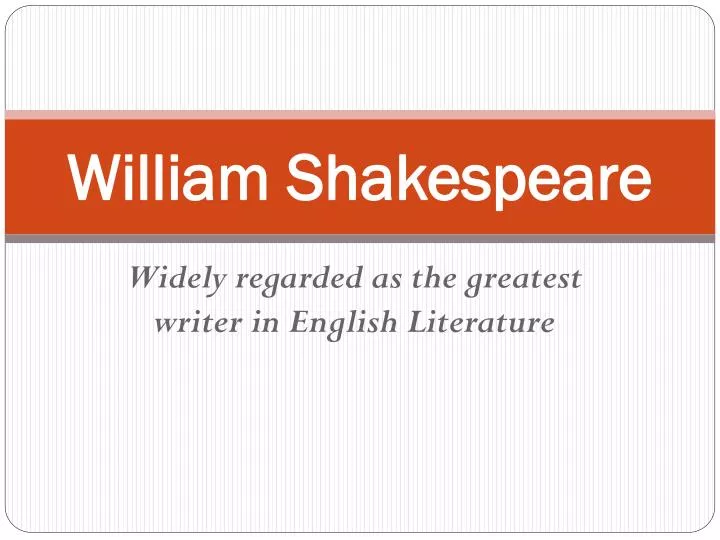 william shakespeare