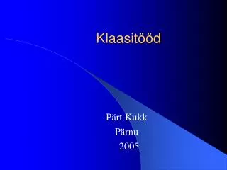 klaasit d