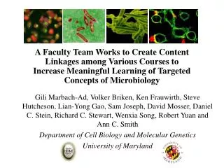 Linking Courses to foster in depth and research oriented learning of Host-Pathogen Interactions