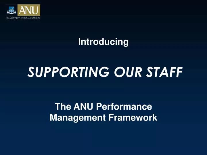 introducing supporting our staff
