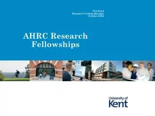 AHRC Research Fellowships
